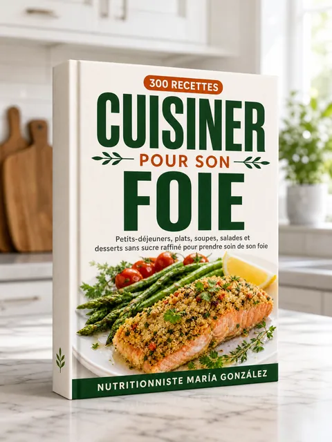 Couverture du livre de recettes Cuisiner pour son Foie, 300 recettes